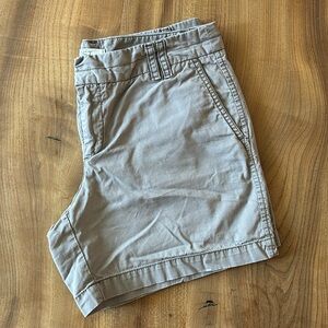 LOFT Cotton Khaki Shorts